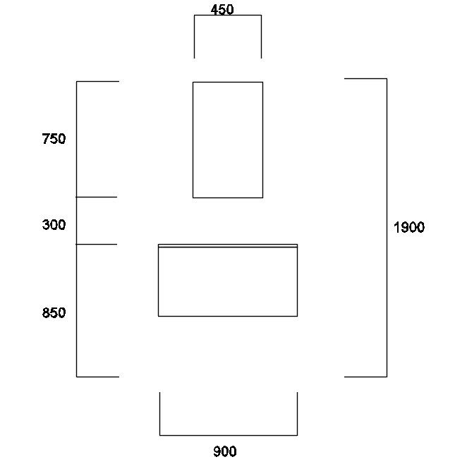 Hanging Cabinet Washbasin DWG File