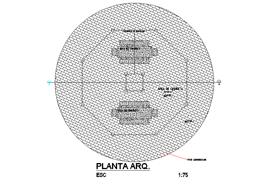 Hatching home plan layout file