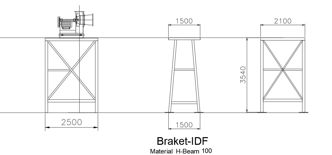 H beam details in AutoCAD 2D drawing, dwg file, CAD file