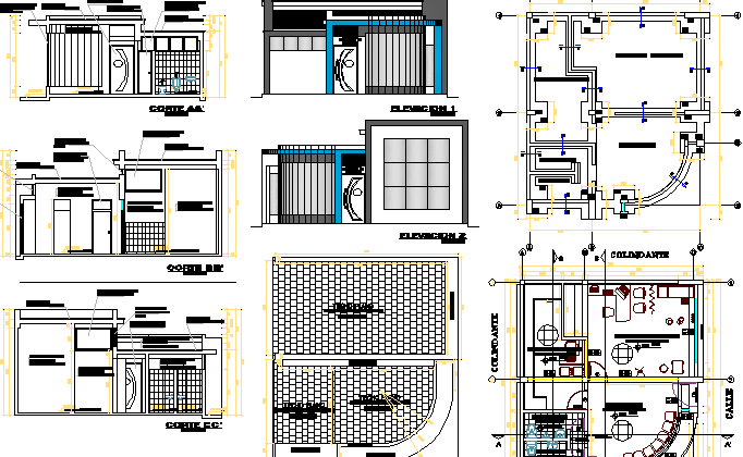 Health Center for Adolescents Architecture Project dwg file