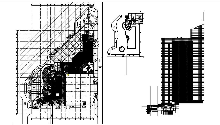 Health Club & Spa Floor Flooring Layout plan details dwg file