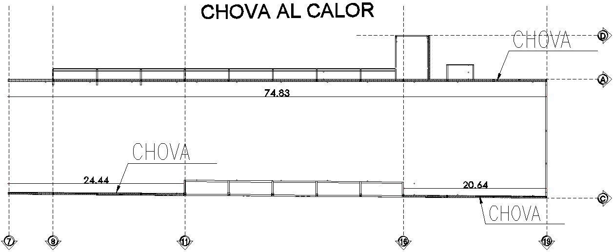 Heat molding of chova on deck details AutoCAD file , cad drawing , dwg format