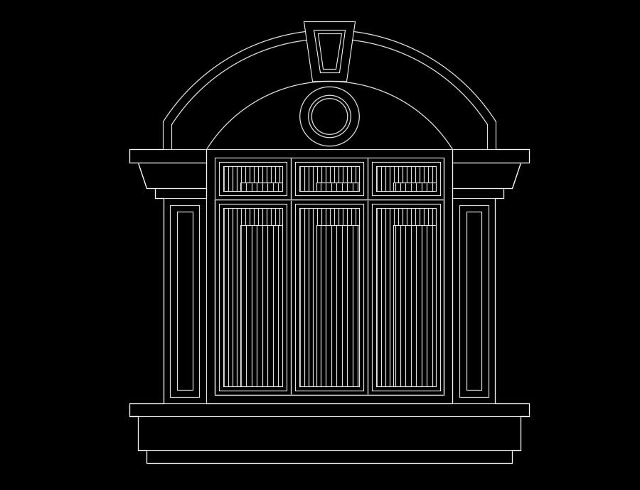 Heavy design door type AutoCAD drawing download now