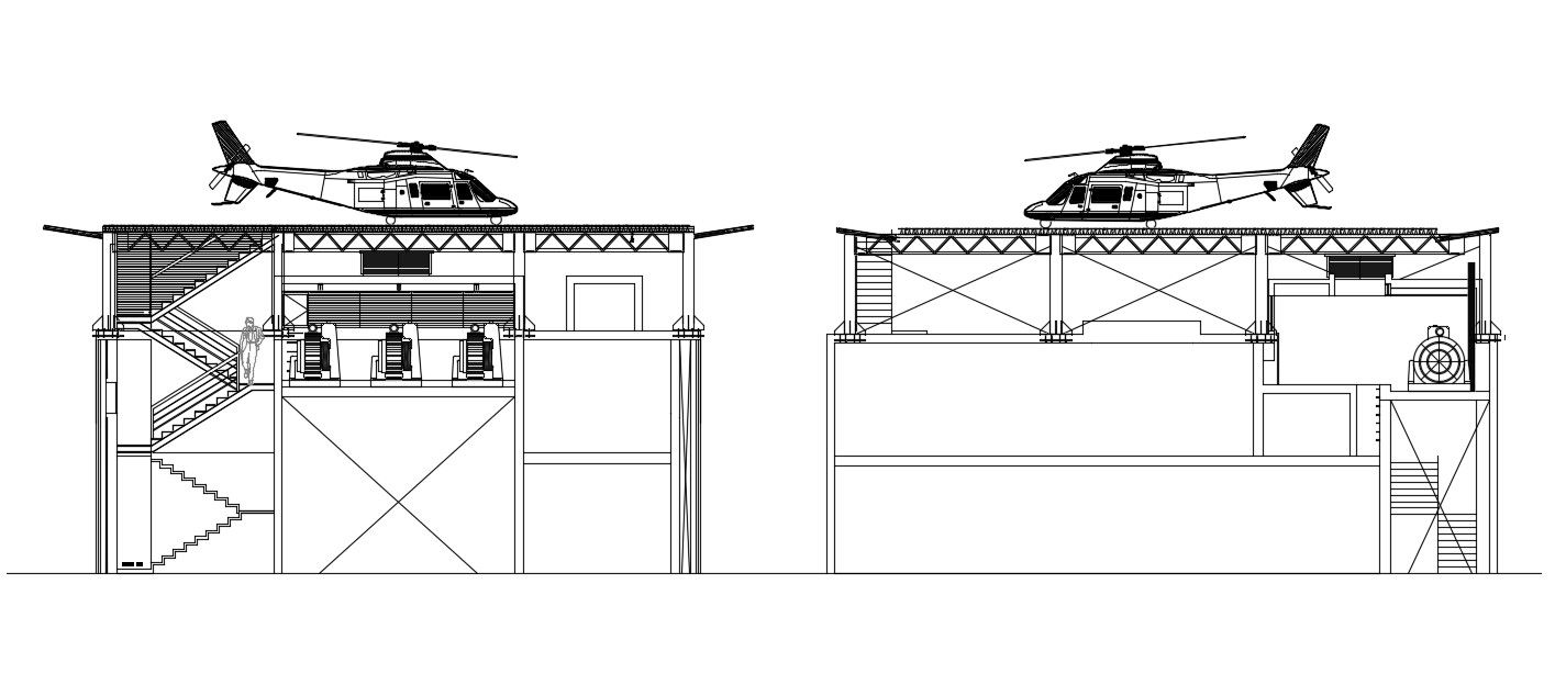 Helicopter Parking Design