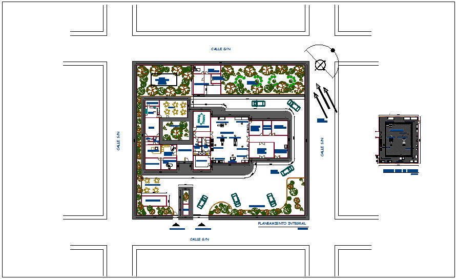 Herb processing plant of Peru with integrated planing and process room dwg file