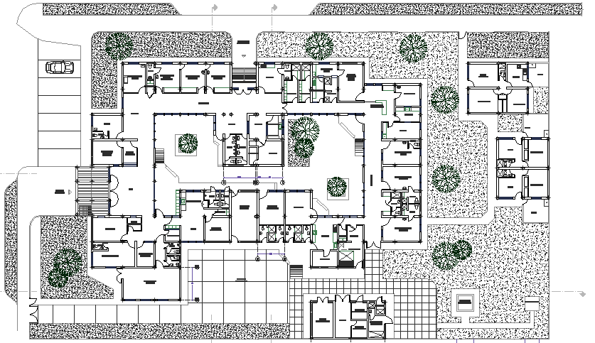 High Complexity Health Center Layout plan