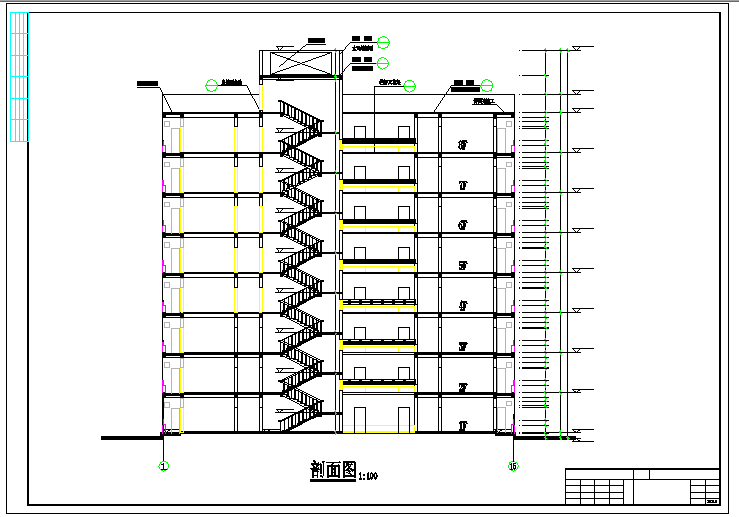 High Rise Building Elevation Detail