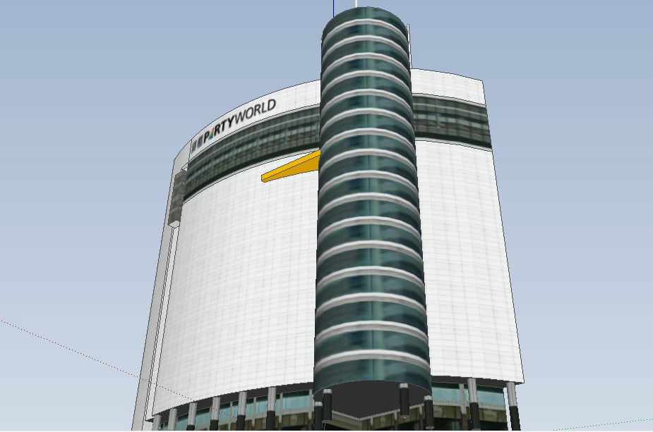 Modern High-Rise IT Hub Floor Plan Design in DWG Drawing File