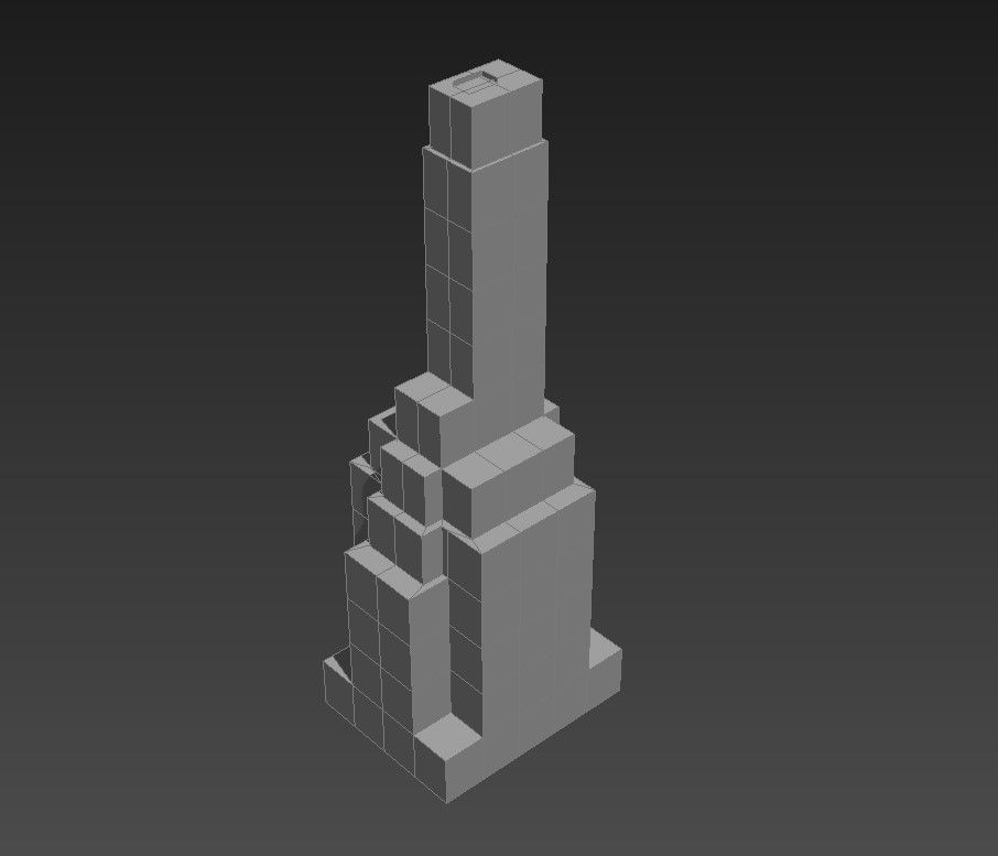 Modern High-Rise Commercial Building Block Elevation design files