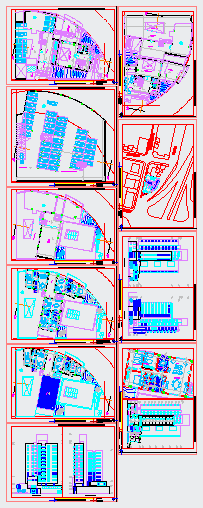 High rise building design drawing