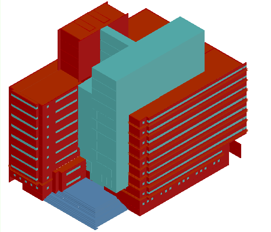 High rise building elevation detail dwg detail file