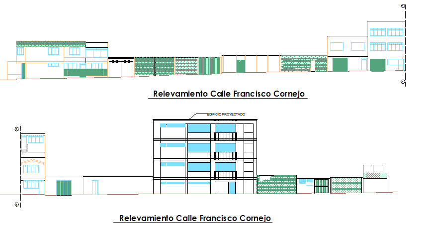 High school Elevation Commercial building plan detail dwg file