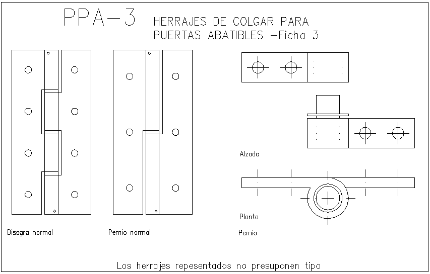 Door Hinge Detail AutoCAD File for Precise Architectural Design