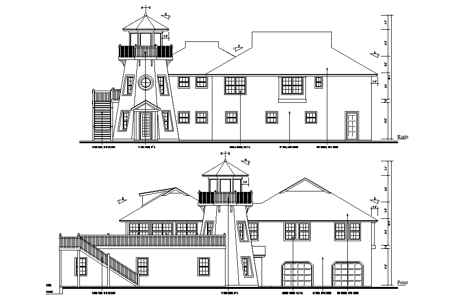 Historical building elevation is given in this Autocad drawing file.Download the Autocad file.