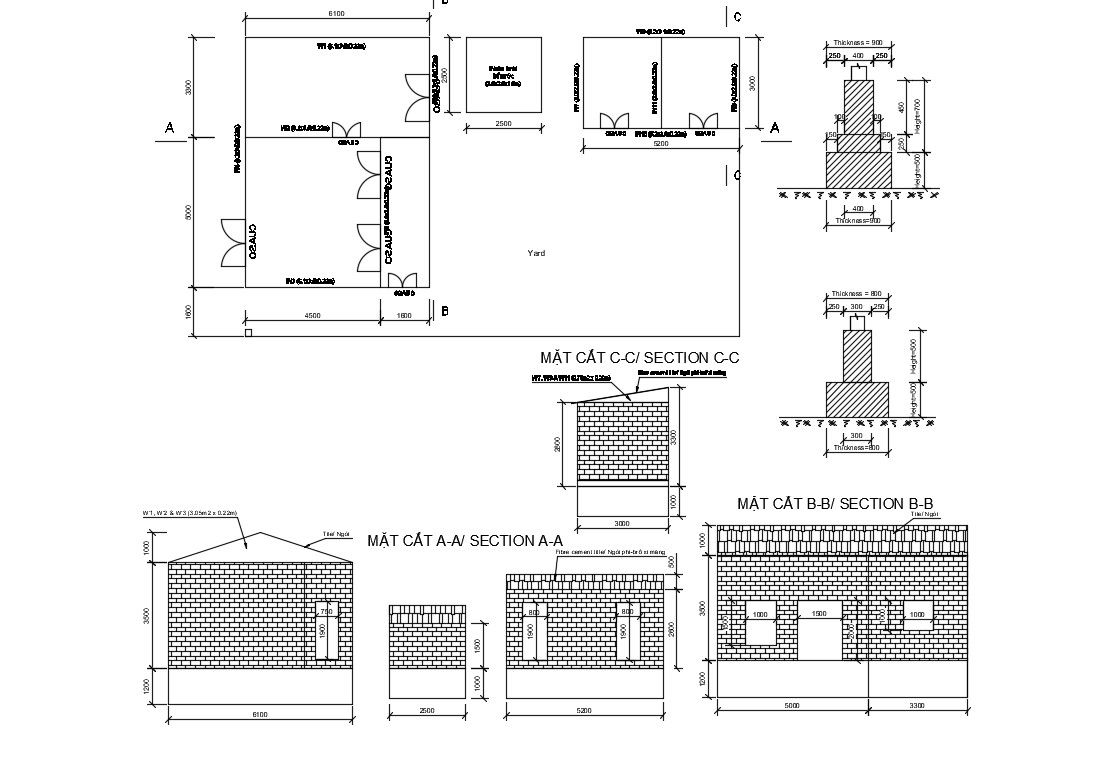 Home Construction Design In DWG File