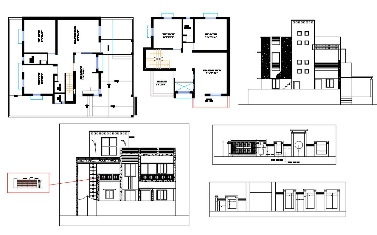 Home Project DWG File