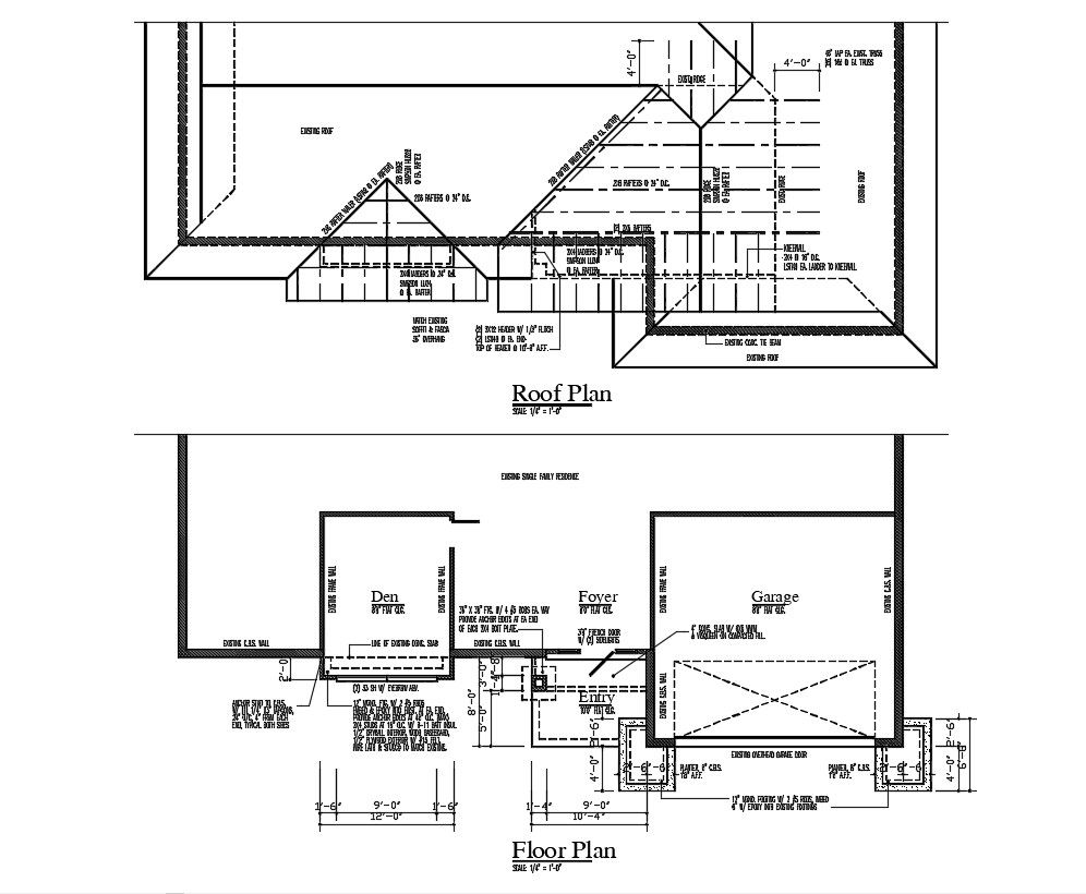 Home Roof And Floor Systems Building Up plan