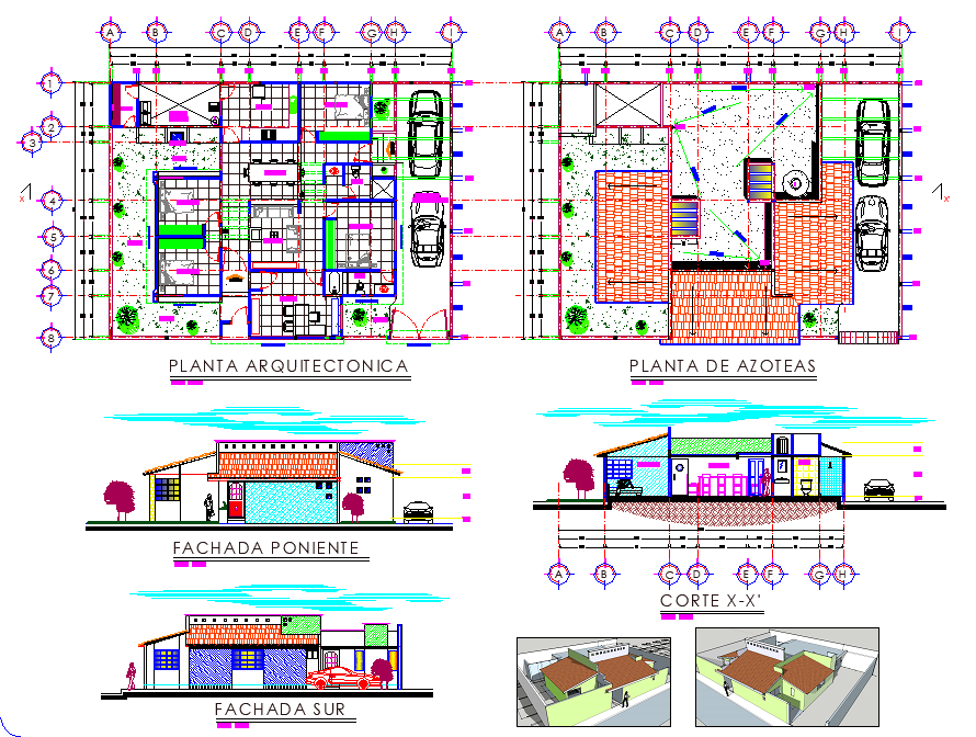 Home plan detail layout file