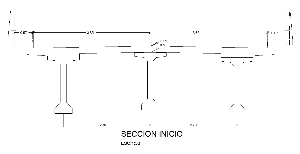 Home section view of the structure has been given in this Autocad drawing file. Download now.