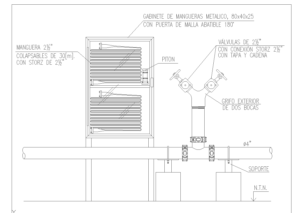 Hose faucet and cabinet design and detail cad files