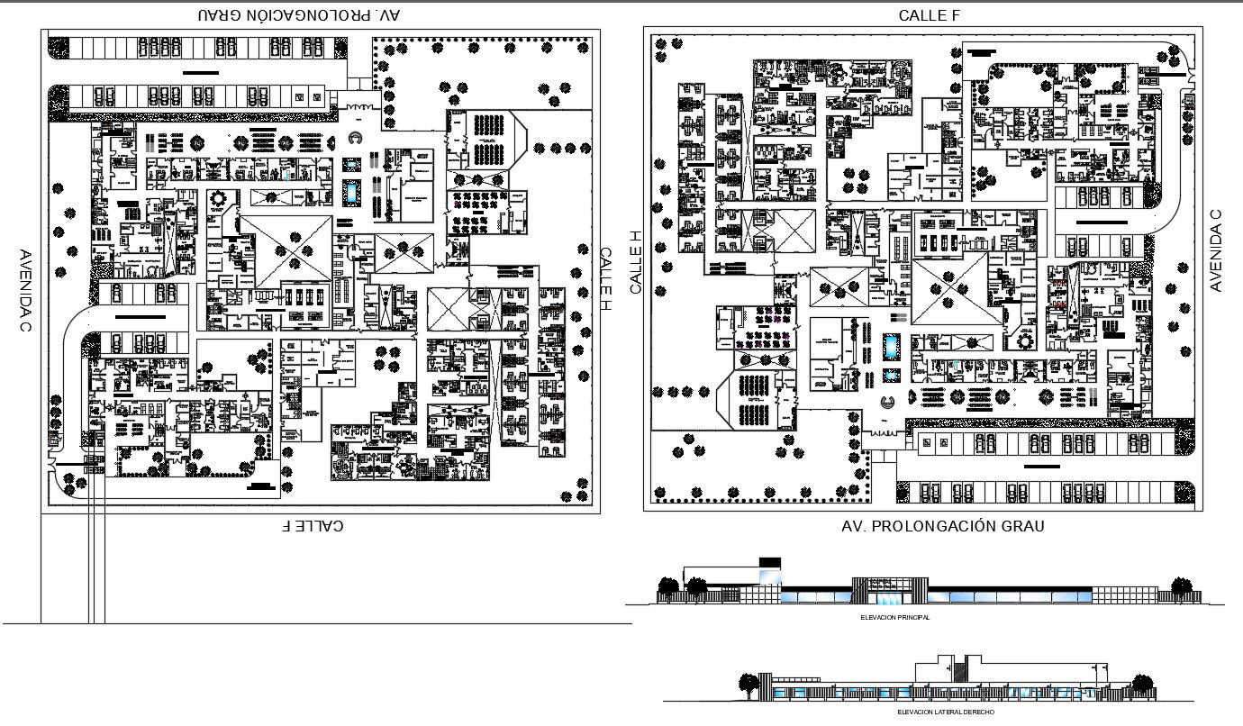 Hospital AutoCAD Plan Download
