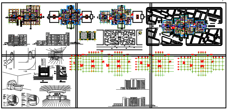 Hospital Dwg file 