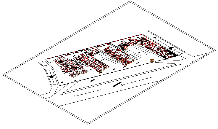 Hospital Emergency Room Isometric View dwg file