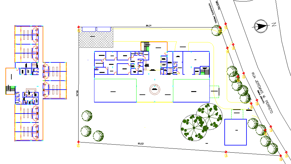 Hospital layout plan detail