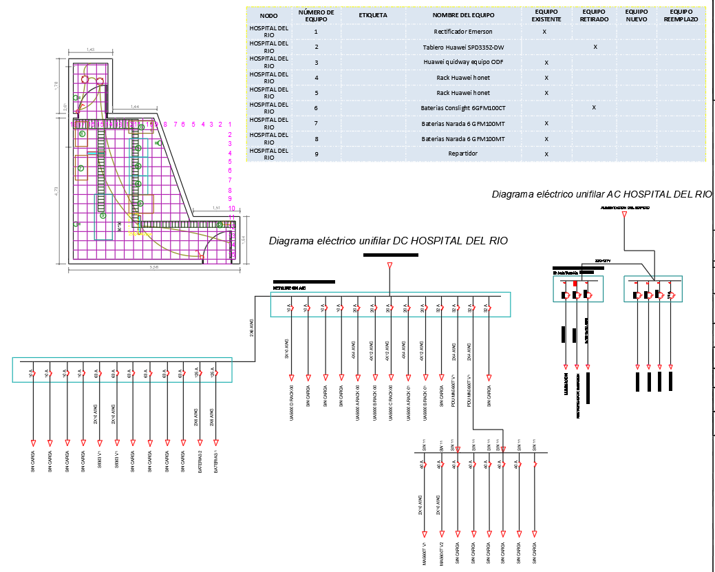 Hospital Electrical Layout Drawing in AutoCAD DWG Format
