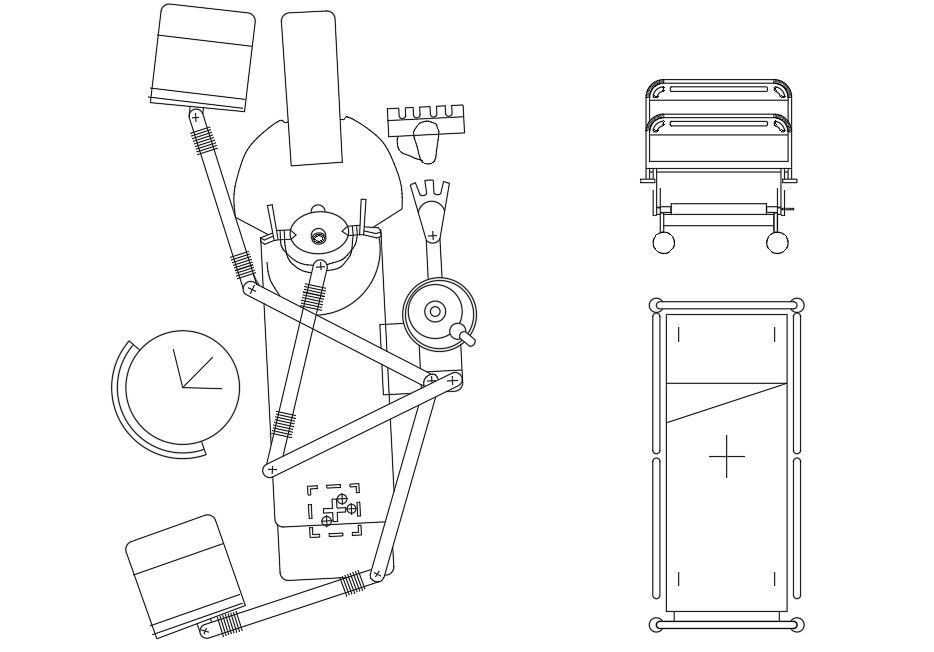 Hospital Free CAD Blocks Drawing DWG File