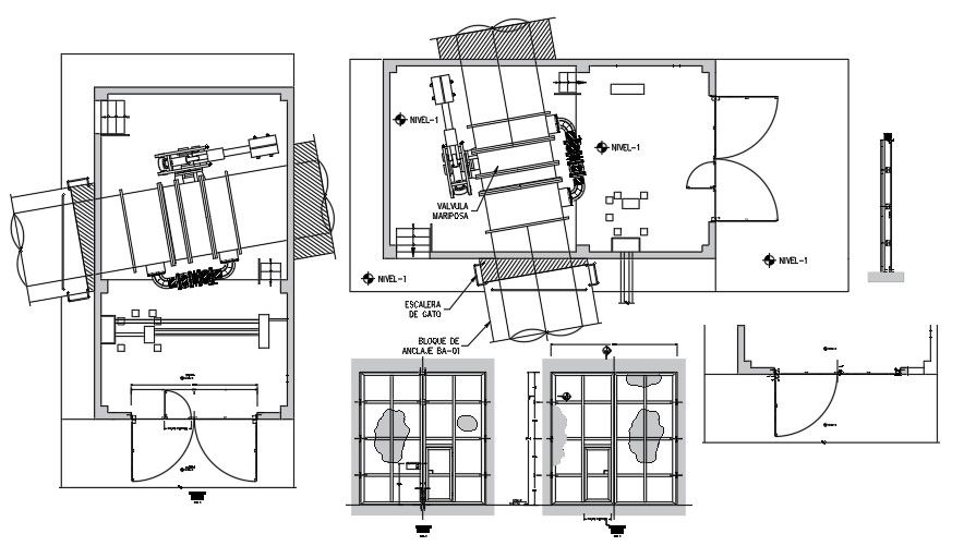 Hospital Room Plan AutoCAD File