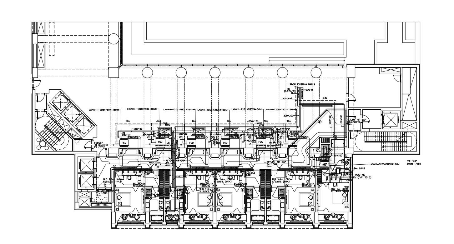 Hotel Building DWG File Free Download   