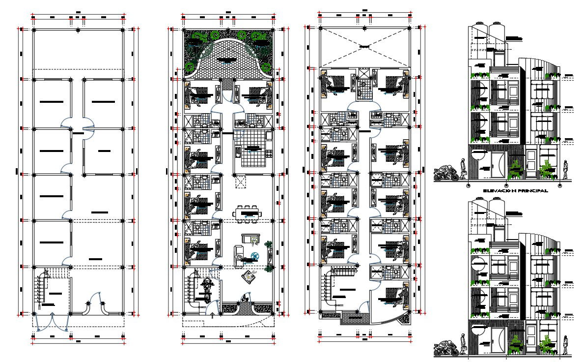 Hotel Design And Layout AutoCAD File