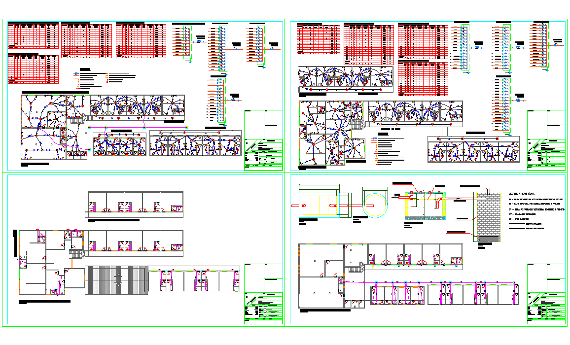 Hotel Electrical penal and Installation plan dwg file
