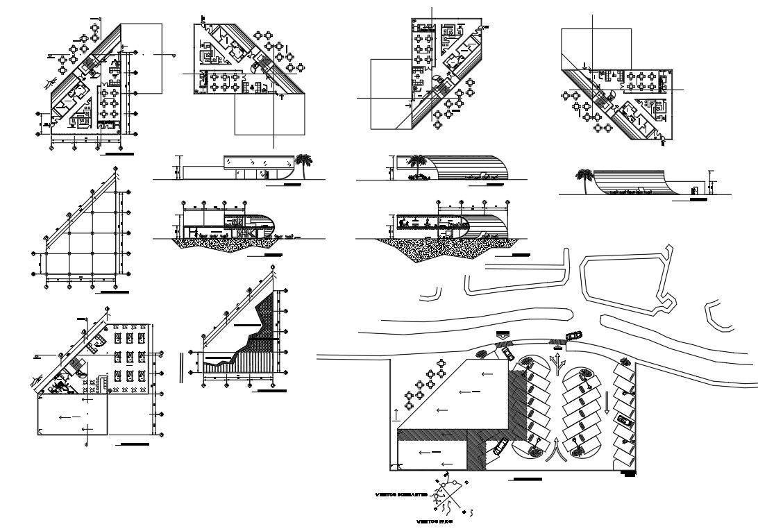 Hotel Plan In AutoCAD File