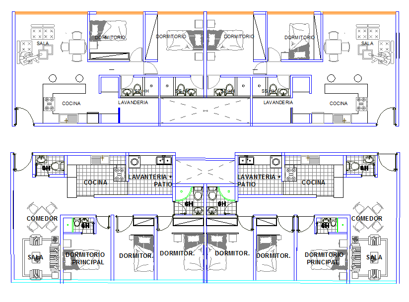 Hotel Plan Lay-out detail