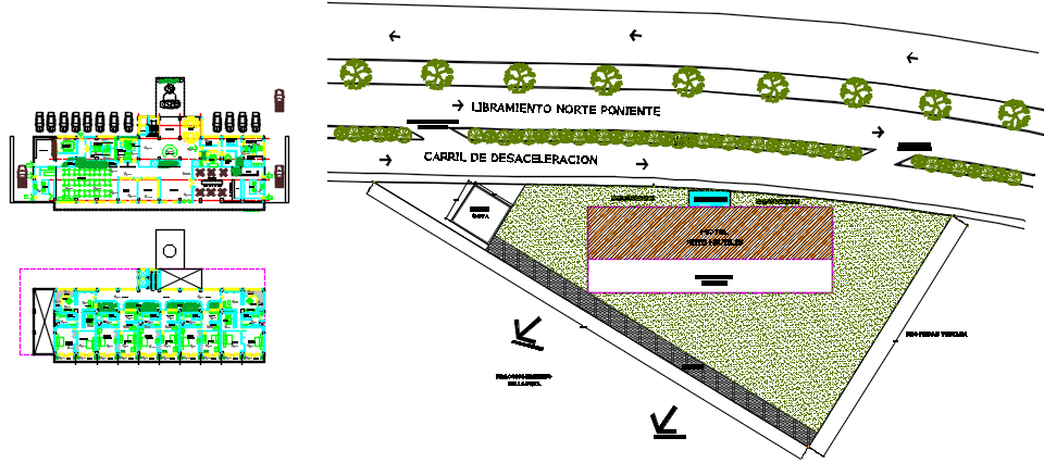 Hotel Design DWG File | CAD Layout for Architecture