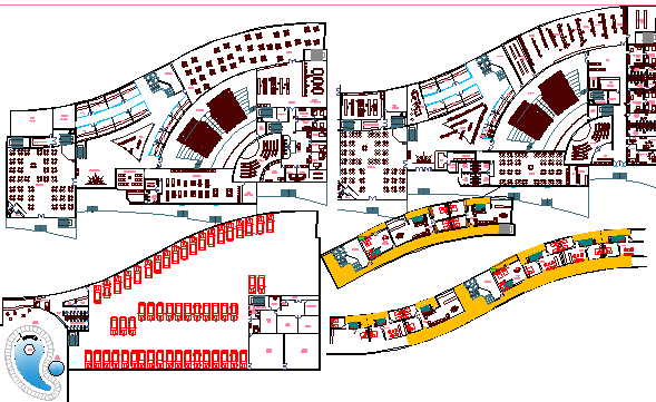 Hotel plan dwg file