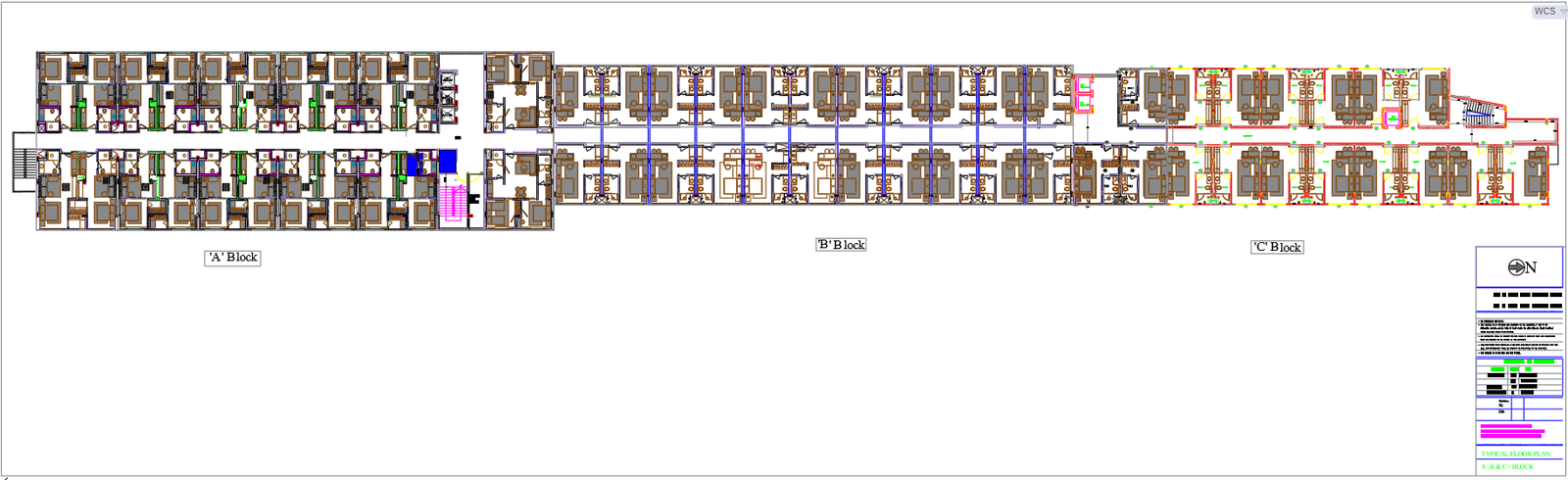 Hotel Premium Room Floor Plan Details in AutoCAD DWG File