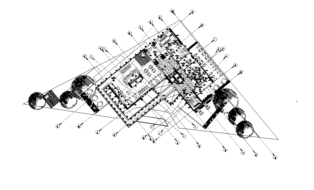 Hotel Restaurant Floor Layout Plan AutoCAD Drawing Download DWG File