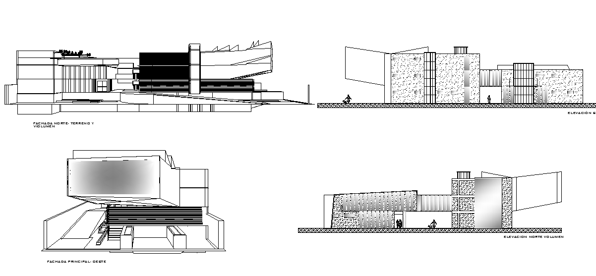 Hotel elevation detail presented in this cad file. Download this 2d AutoCAD drawing file.