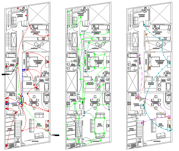 House Architecture Plan and Elevation Design dwg file