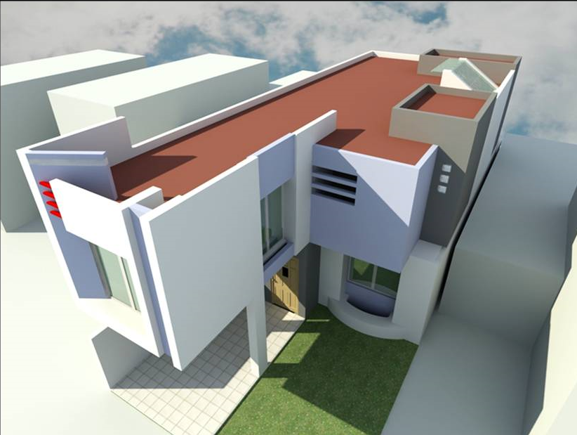 House Architecture layout plan dwg file