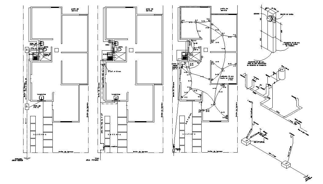 House Design 2d Architecture Plan CAD file