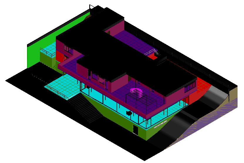 House Design in 3d view