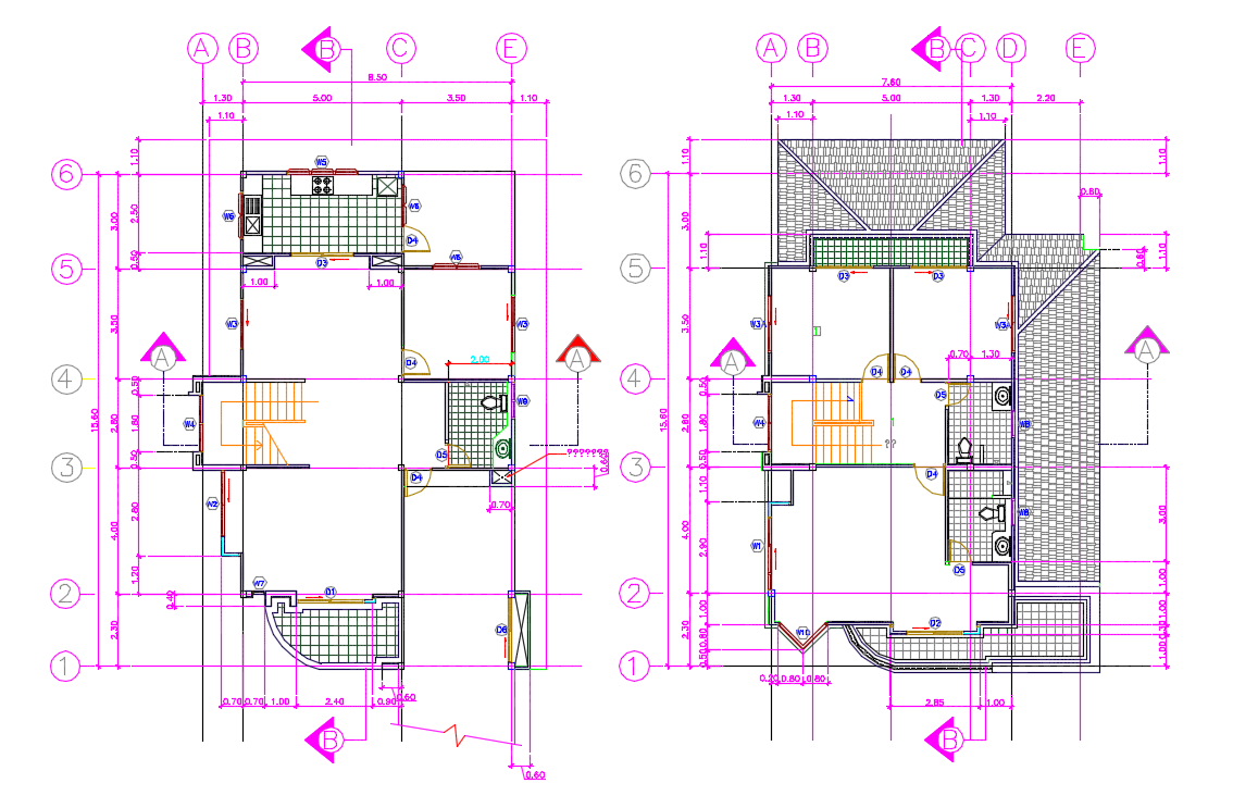 House Floor Plan Drawing