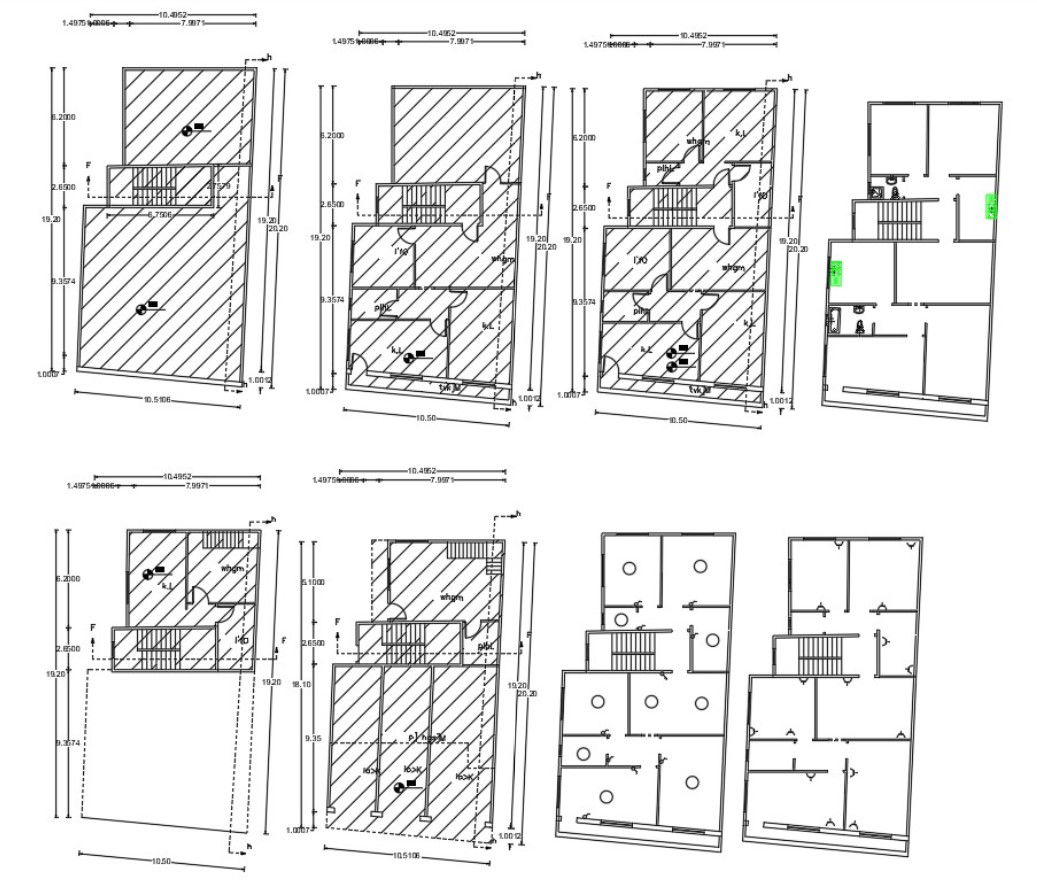 House Floor Plan With Electrical Layout CAD Drawing