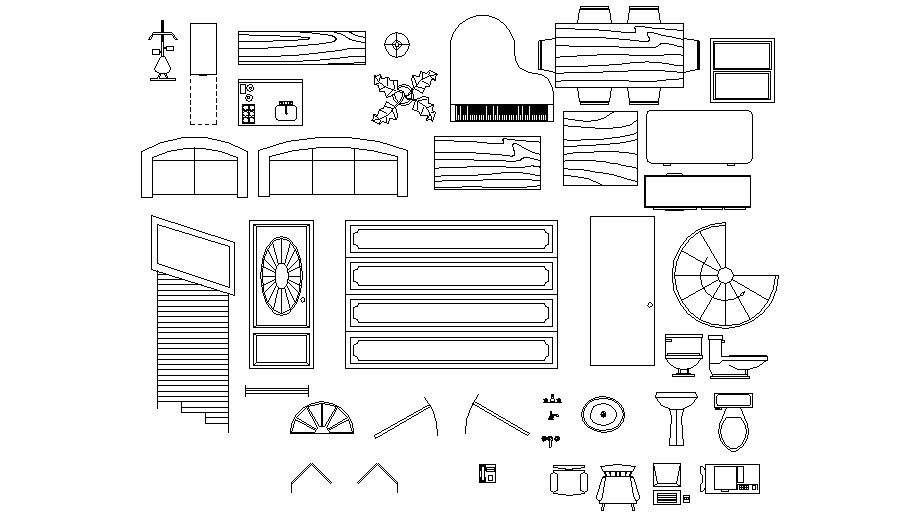 House Furniture CAD Blocks