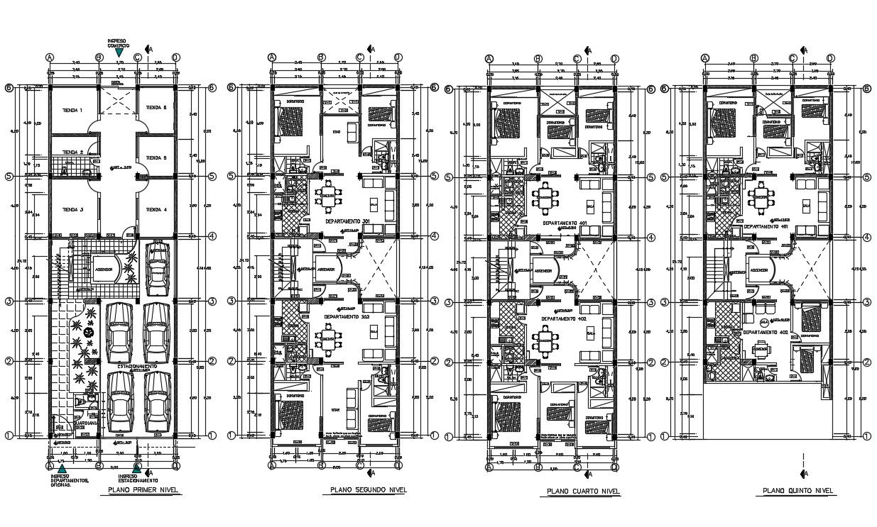 House Layout Plan CAD Drawing