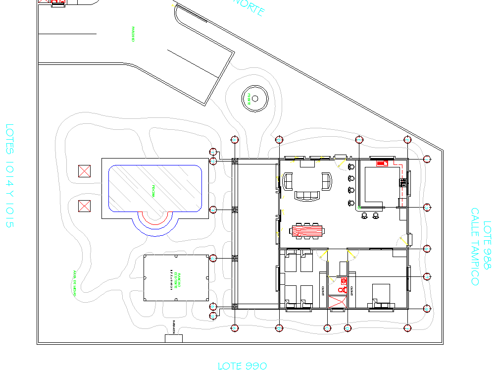 House Layout plan dwg file